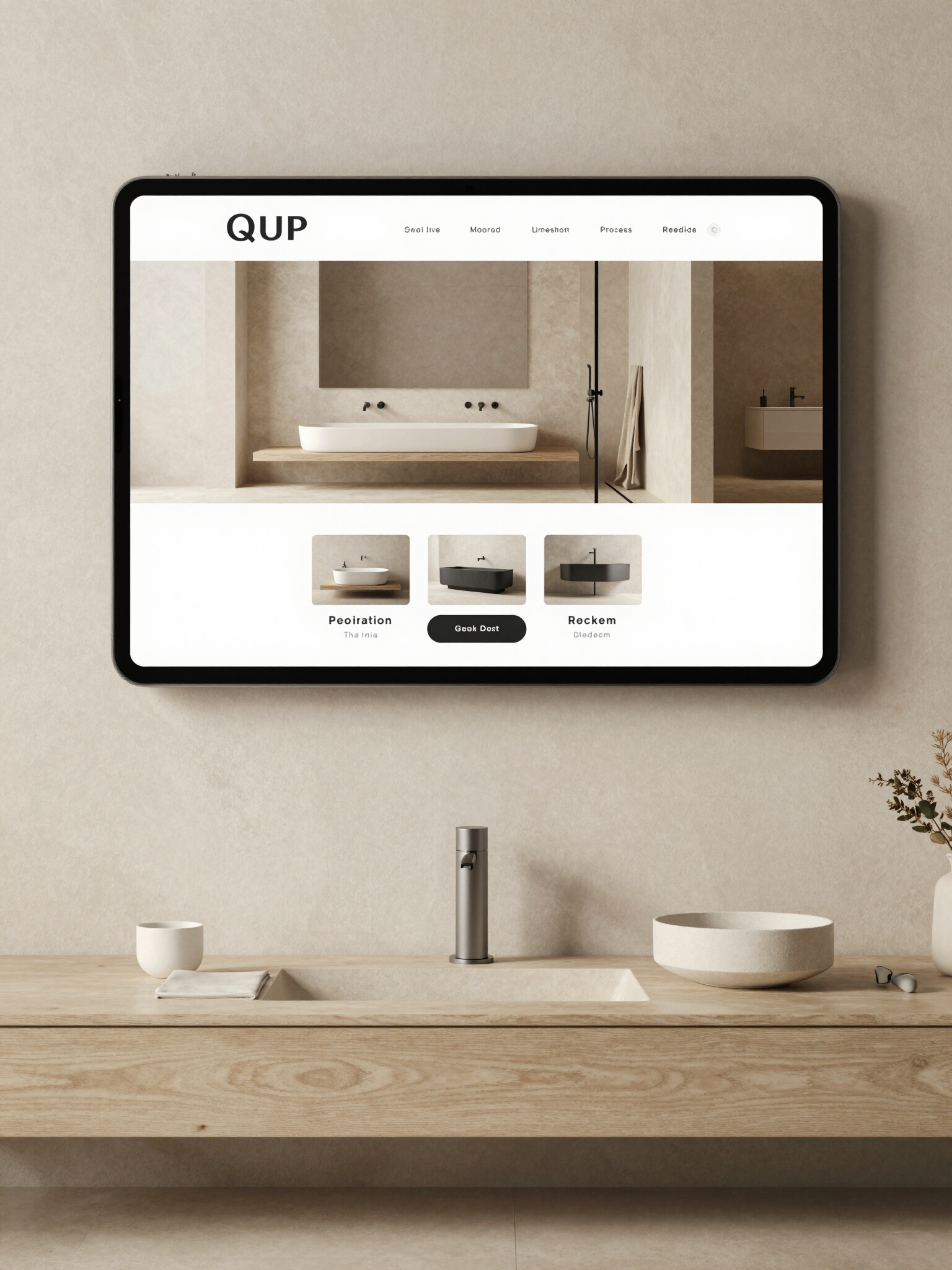 Sydney Kitchen Concept website mockup