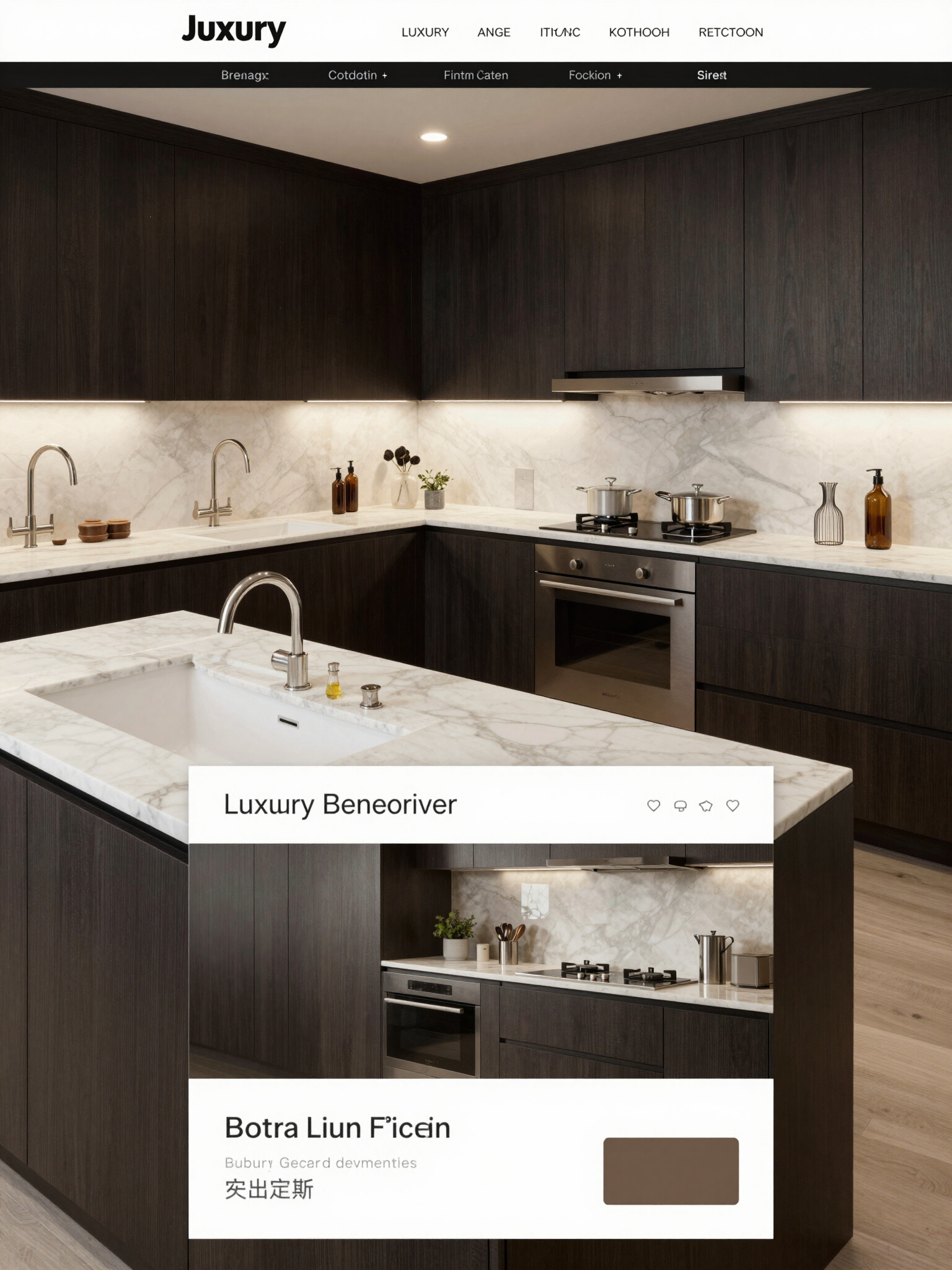Modern Kitchen and Bath concept