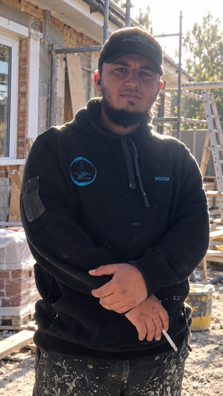 Mahdi Ali from MA Renovation working on a kitchen renovation